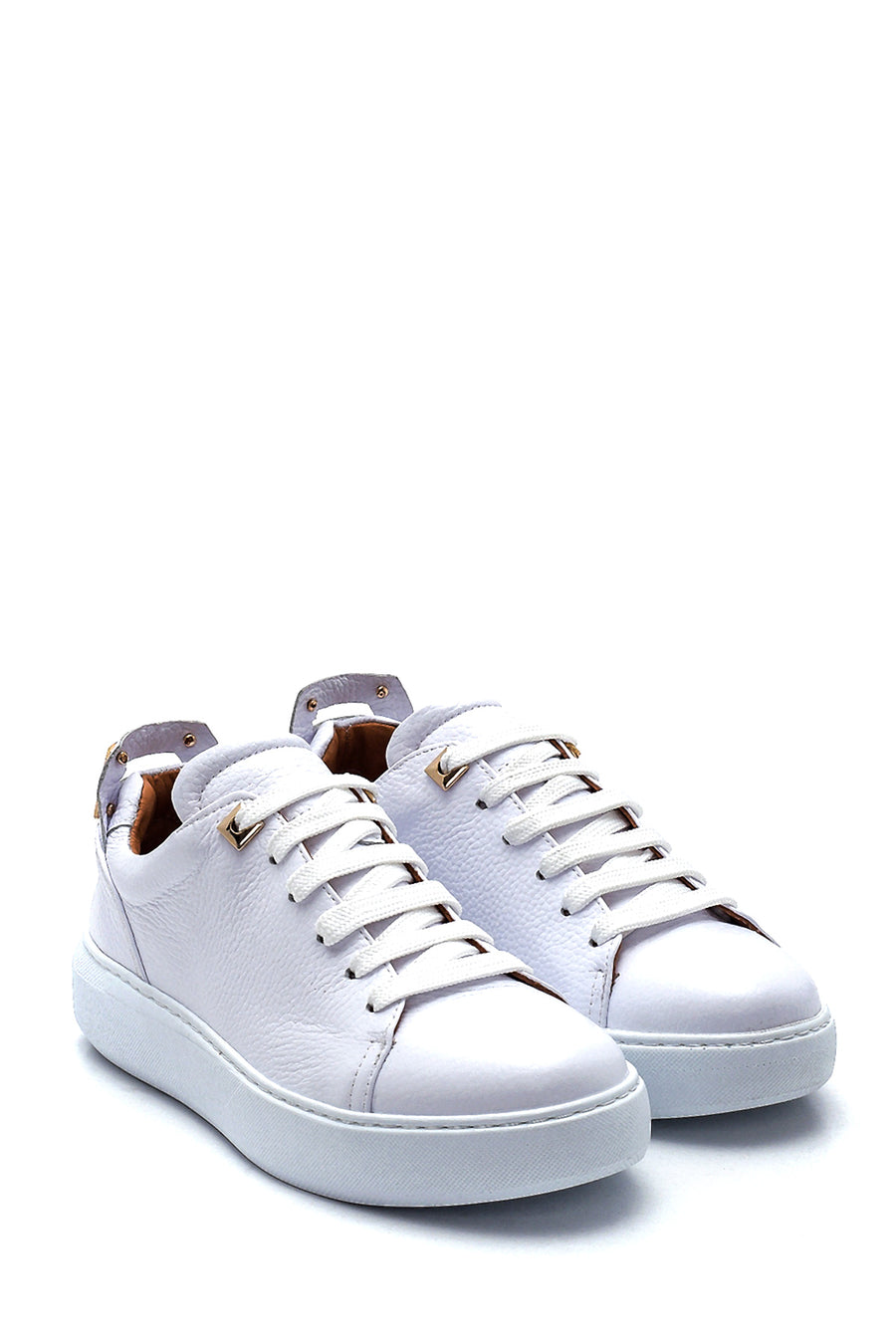 Women's Leather Printed Sneaker