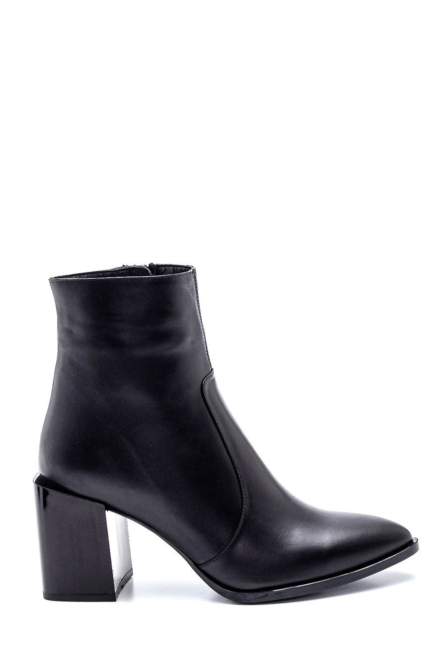 Women's Leather Heeled Boots 21WFD133318 | Derimod