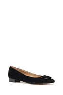 Geox Women Black D Gıselda15 Patent Leather Classic Ballet Flat | Derimod