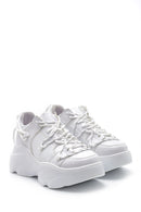 Women's High-Sole Sneaker | Derimod