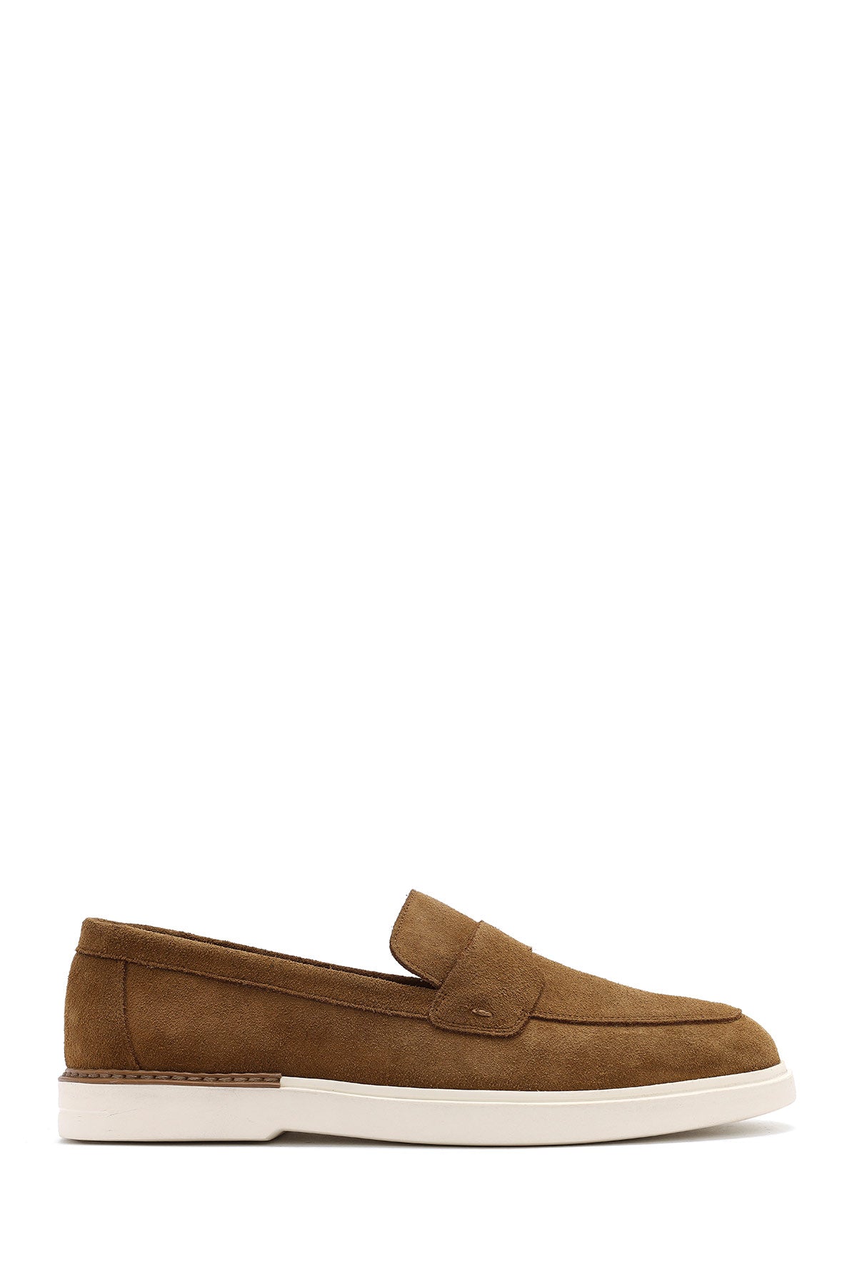 Men's Tan Suede Leather Casual Loafer 25SFD750210 | Derimod