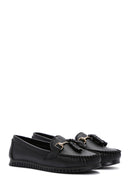 Women's Black Tassel Detailed Loafer | Derimod