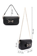 Women's Black Long Chain Strap Shoulder Bag | Derimod