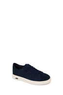 Erkek Lacivert Bağcıklı Süet Deri Sneaker | Derimod