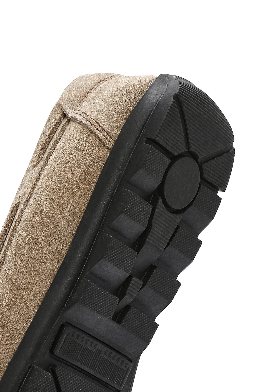 Men's Beige Suede Leather Casual Loafer