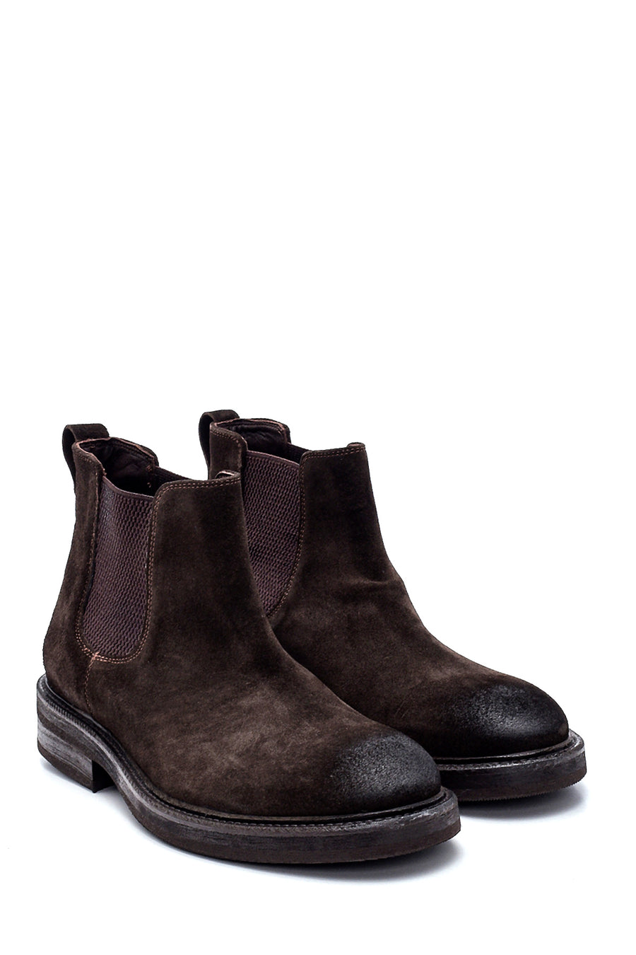 Men's Leather Suede Chelsea Boots