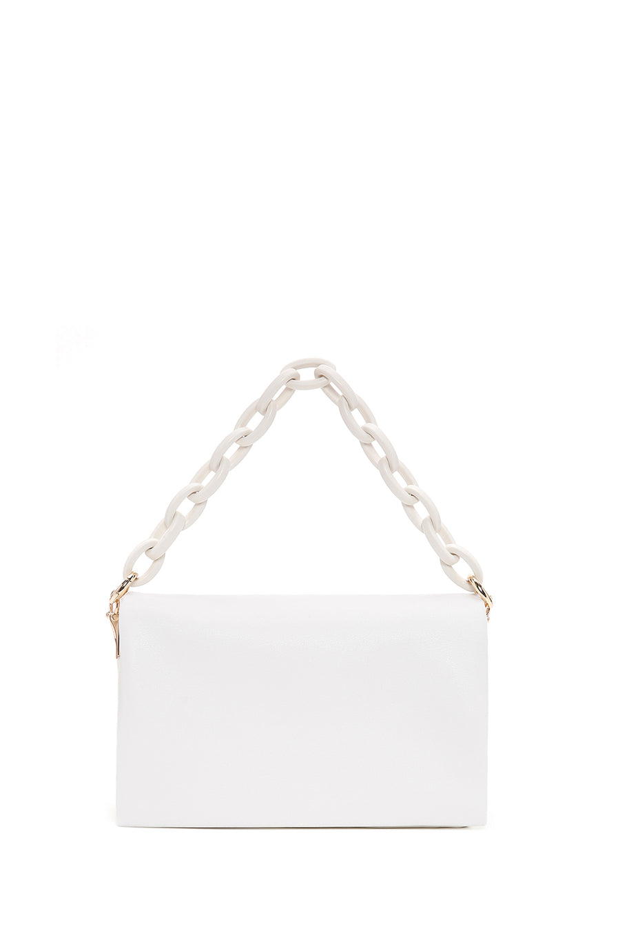 Women's White Long Strap Crossbody Bag