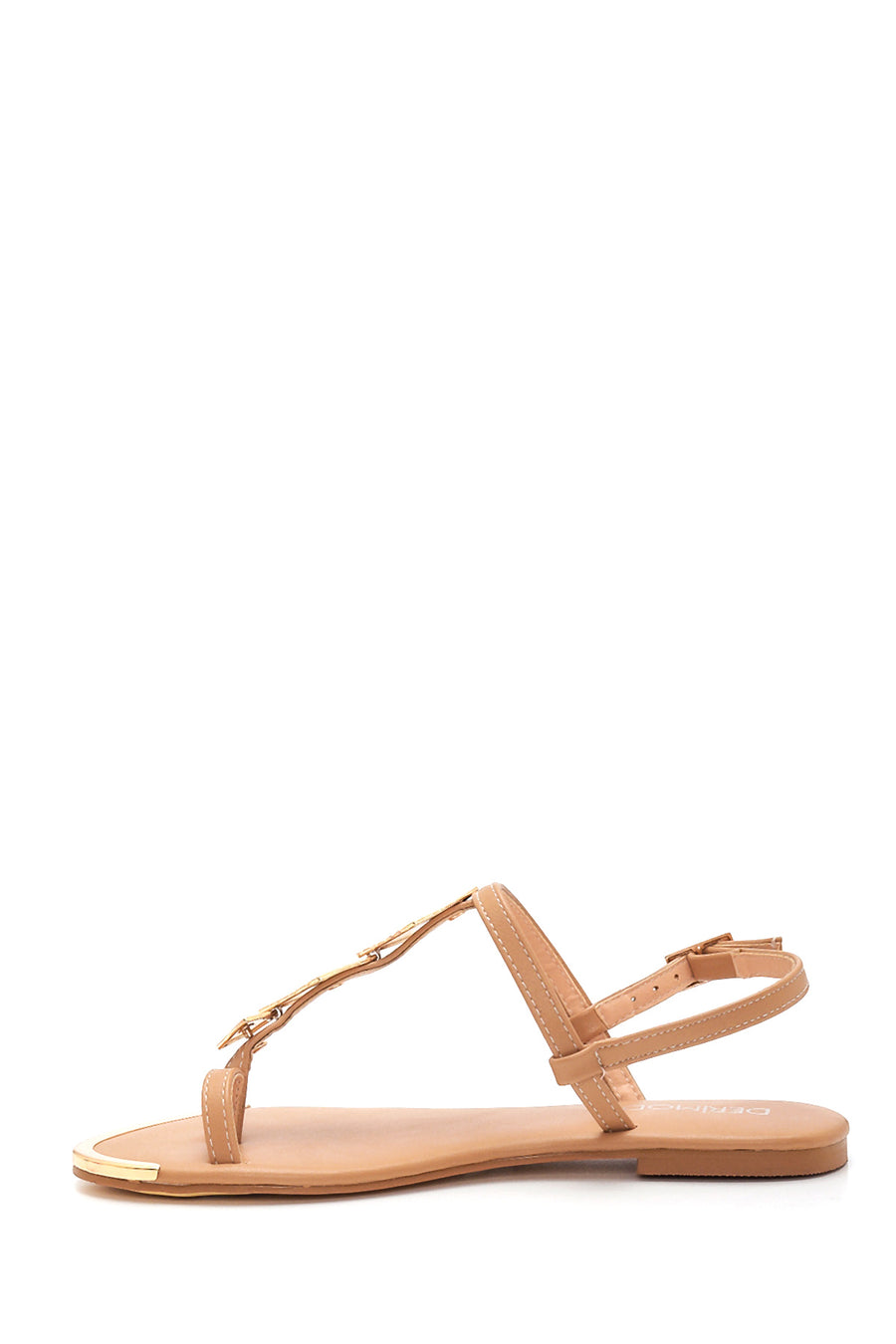 Women's Tan Flip Flops Sandals