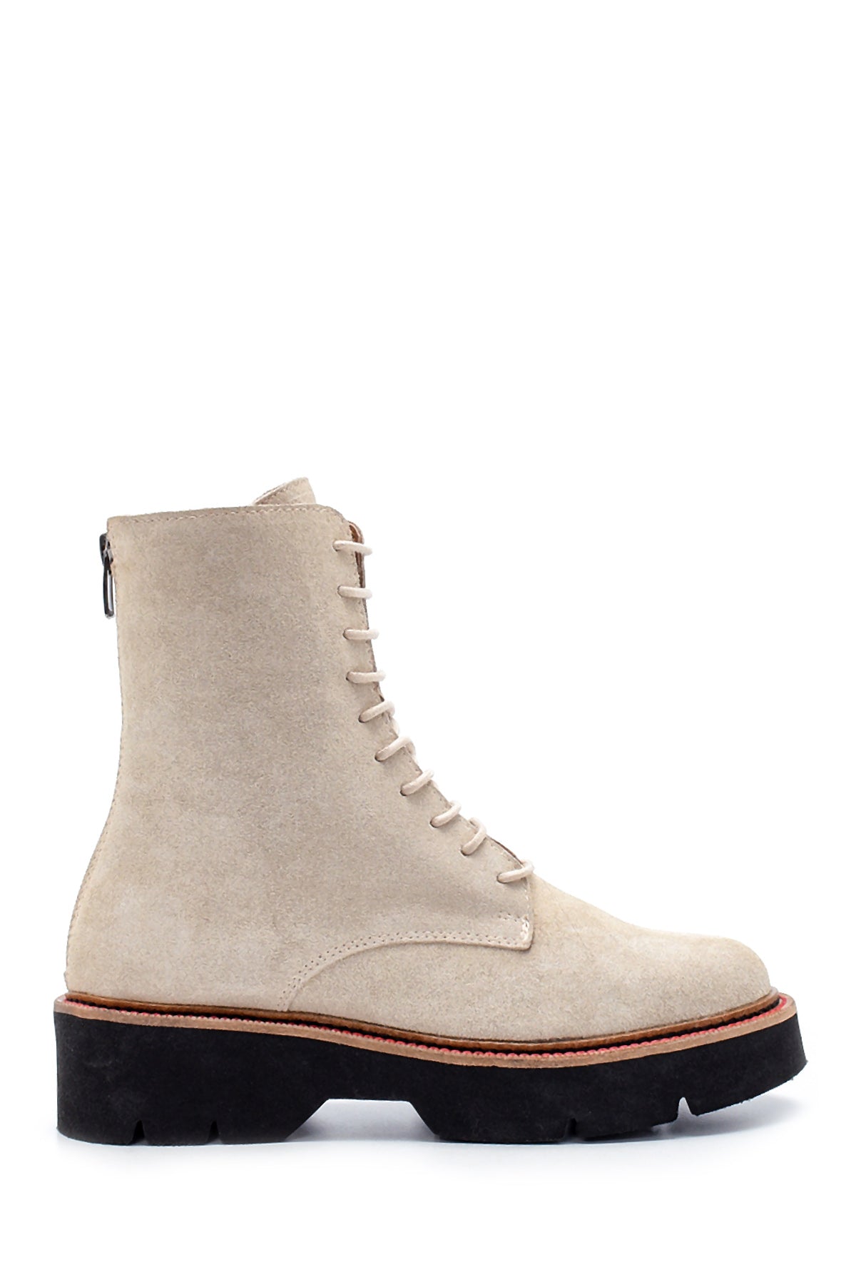 Women's Suede Thick Soled Boots 20WFD241310 | Derimod