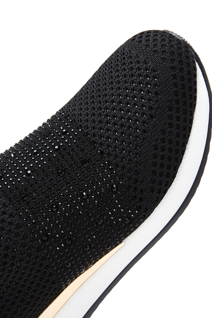 Kadın Siyah Taşlı Sneaker