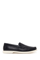Erkek Siyah Deri Casual Loafer | Derimod
