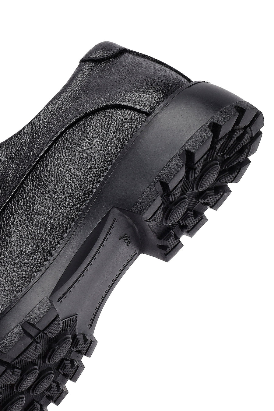 Men's Black Lace Up Leather Casual Shoes