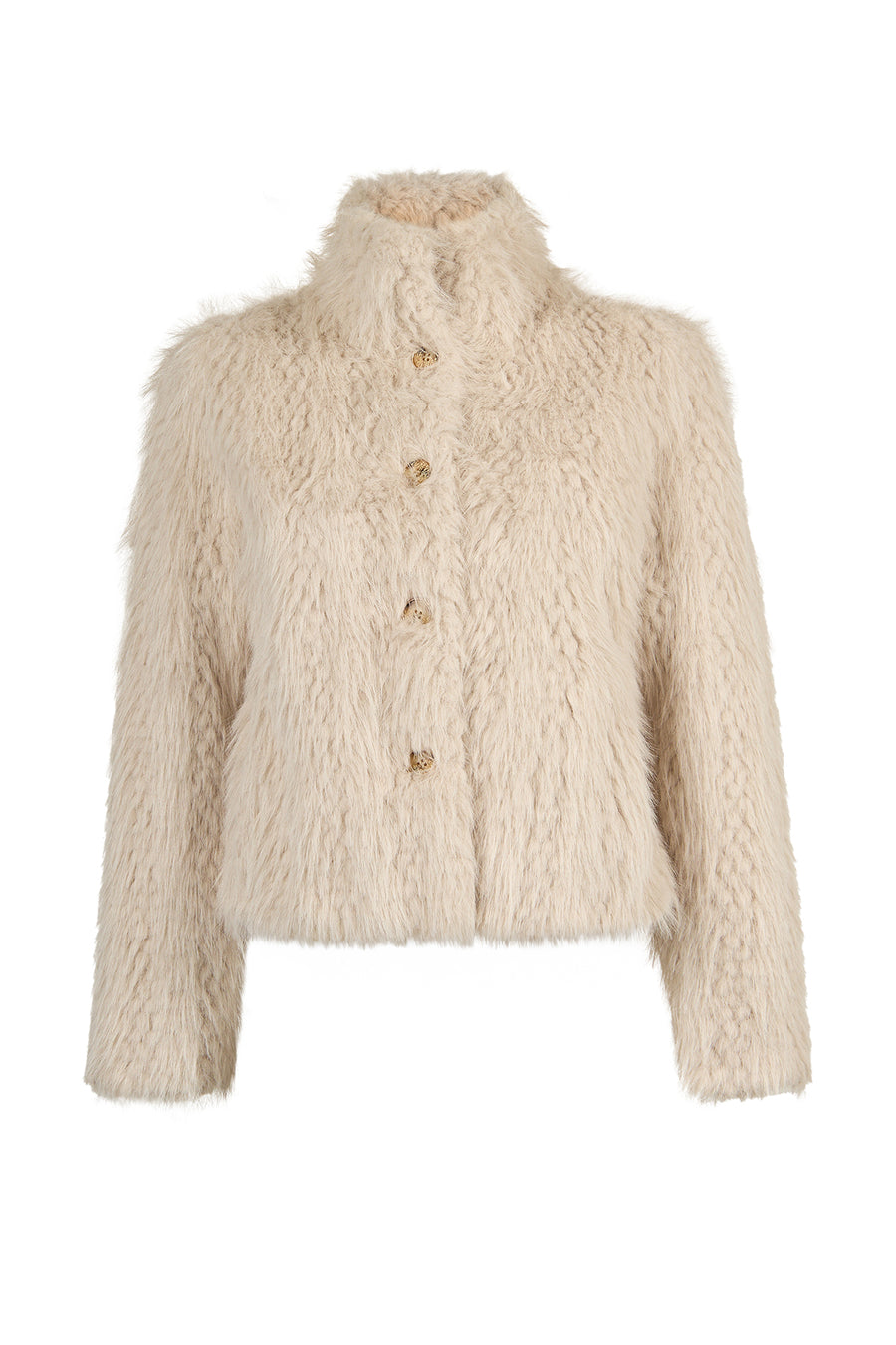 Andermatt Woman White Short Teddy Coats
