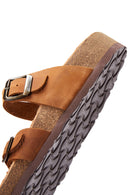 Women's Leather Flip Flops | Derimod