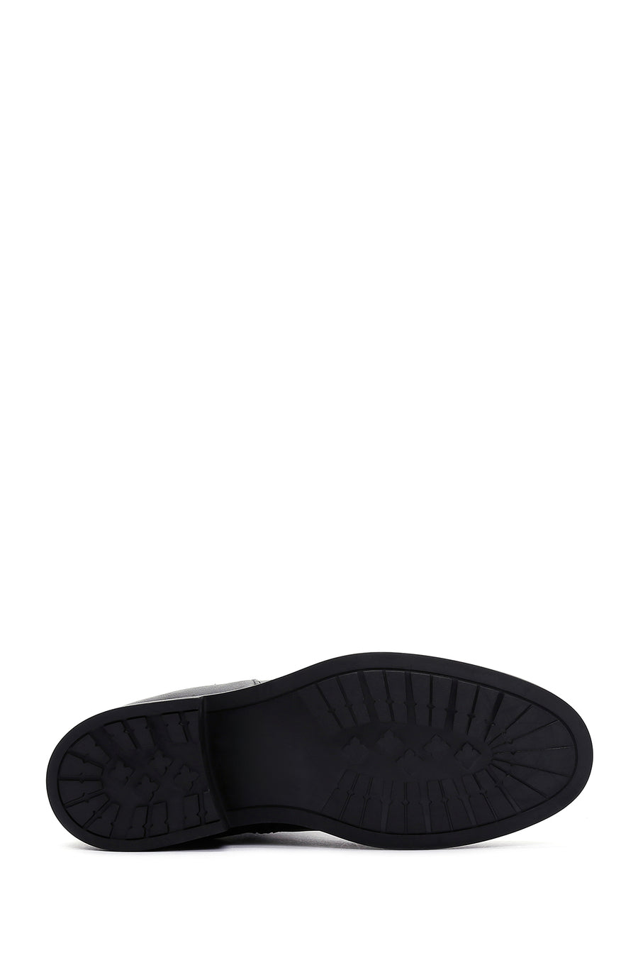 Women's Black Leather Zippered Chelsea Boots