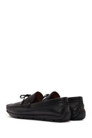 Men's Black Tasseled Leather Loafer | Derimod
