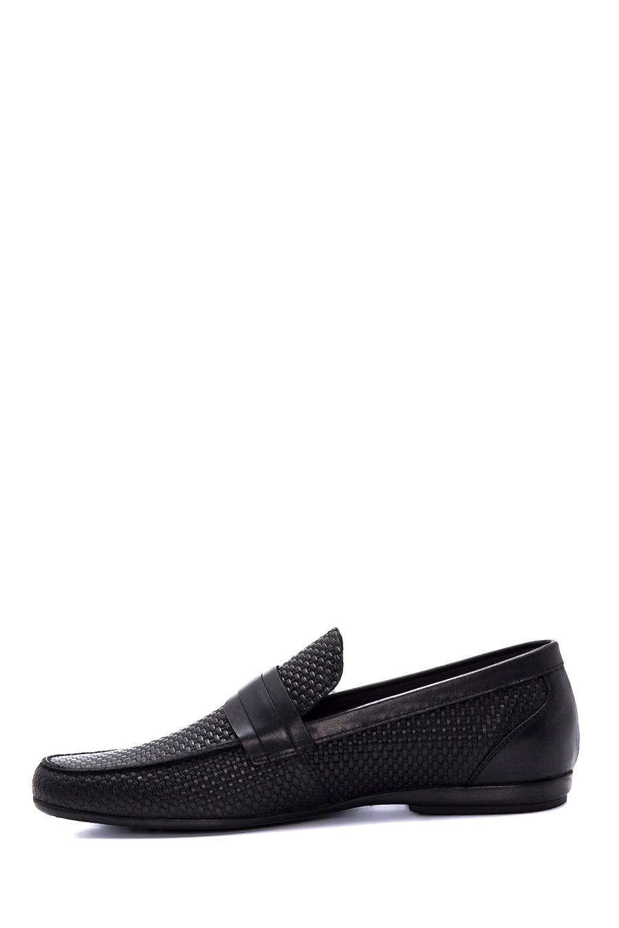 Erkek Deri Baskılı Loafer