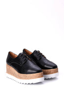 Women's High-Sole Sneaker | Derimod