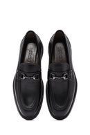Men's Black Leather Casual Loafer | Derimod