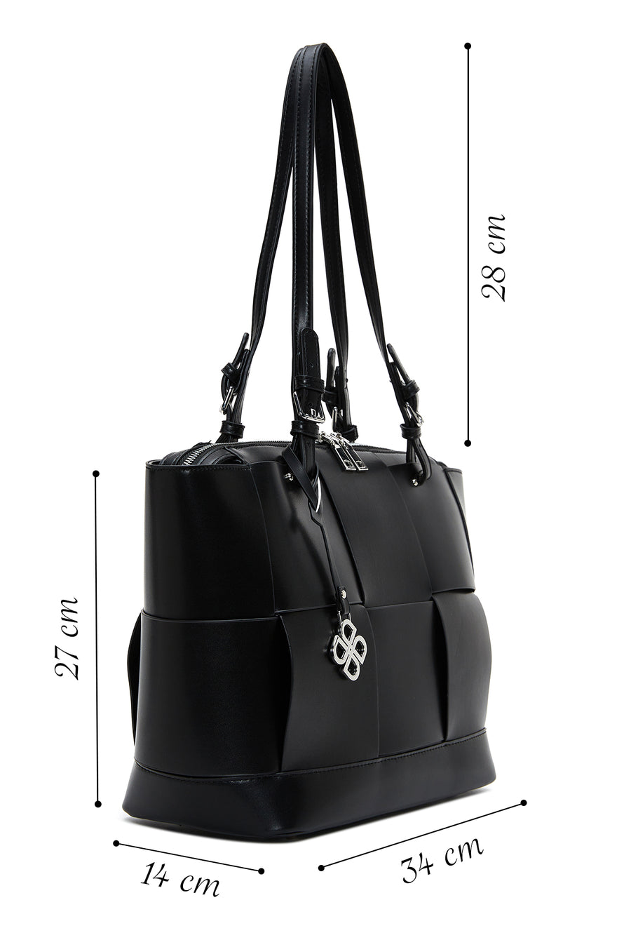 Women's Black Shoulder Bag