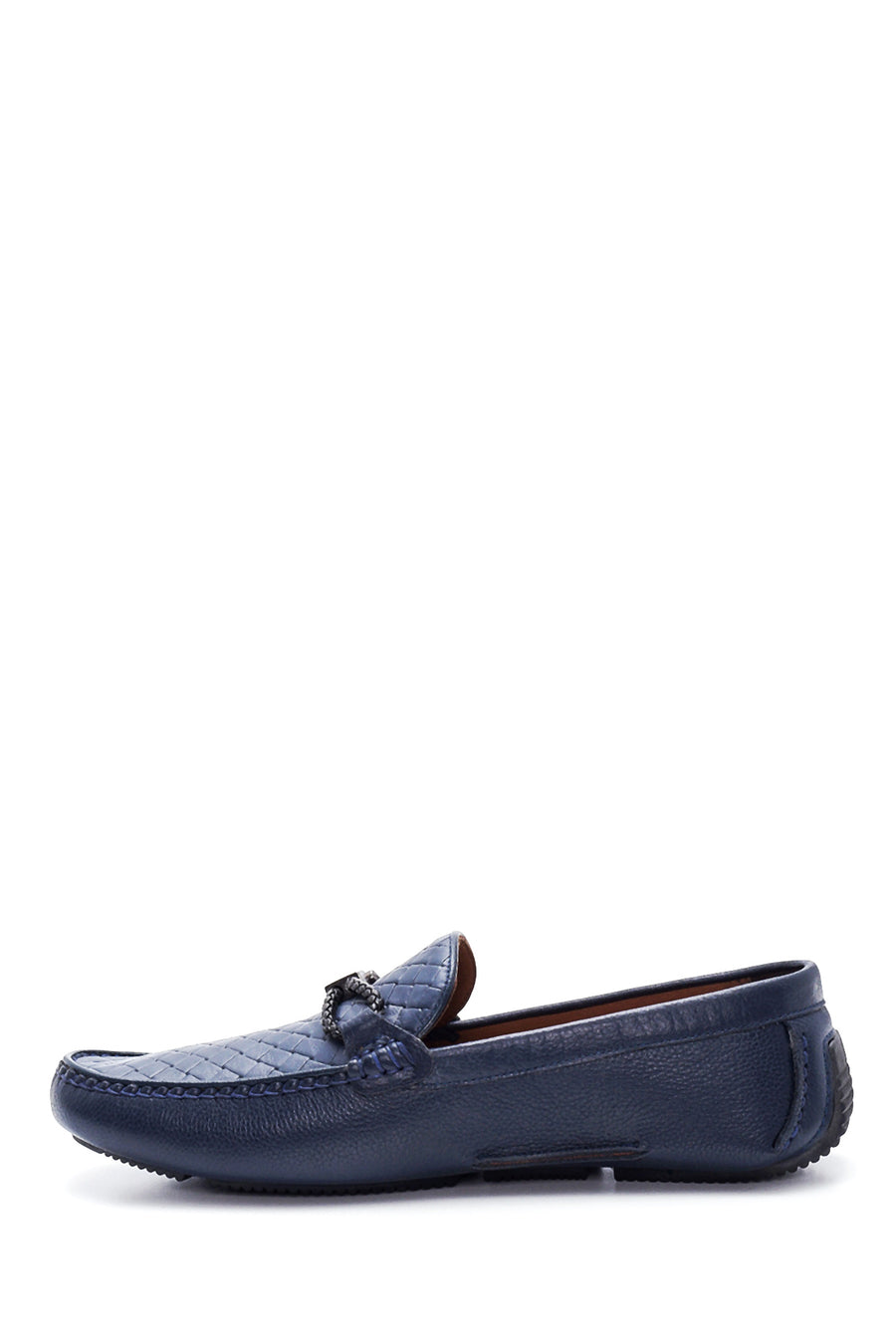 Erkek Deri Baskılı Loafer
