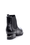 Women's Patent Leather Heel Detailed Boots | Derimod