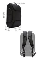 D-Pack Unisex Black Technological Fabric Backpack | Derimod