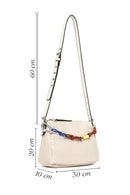 Woman Cream Charm Crossbody Bag | Derimod