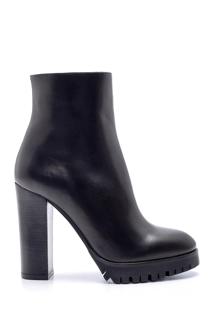 Women's Leather Heeled Boots 20WFD161118 | Derimod