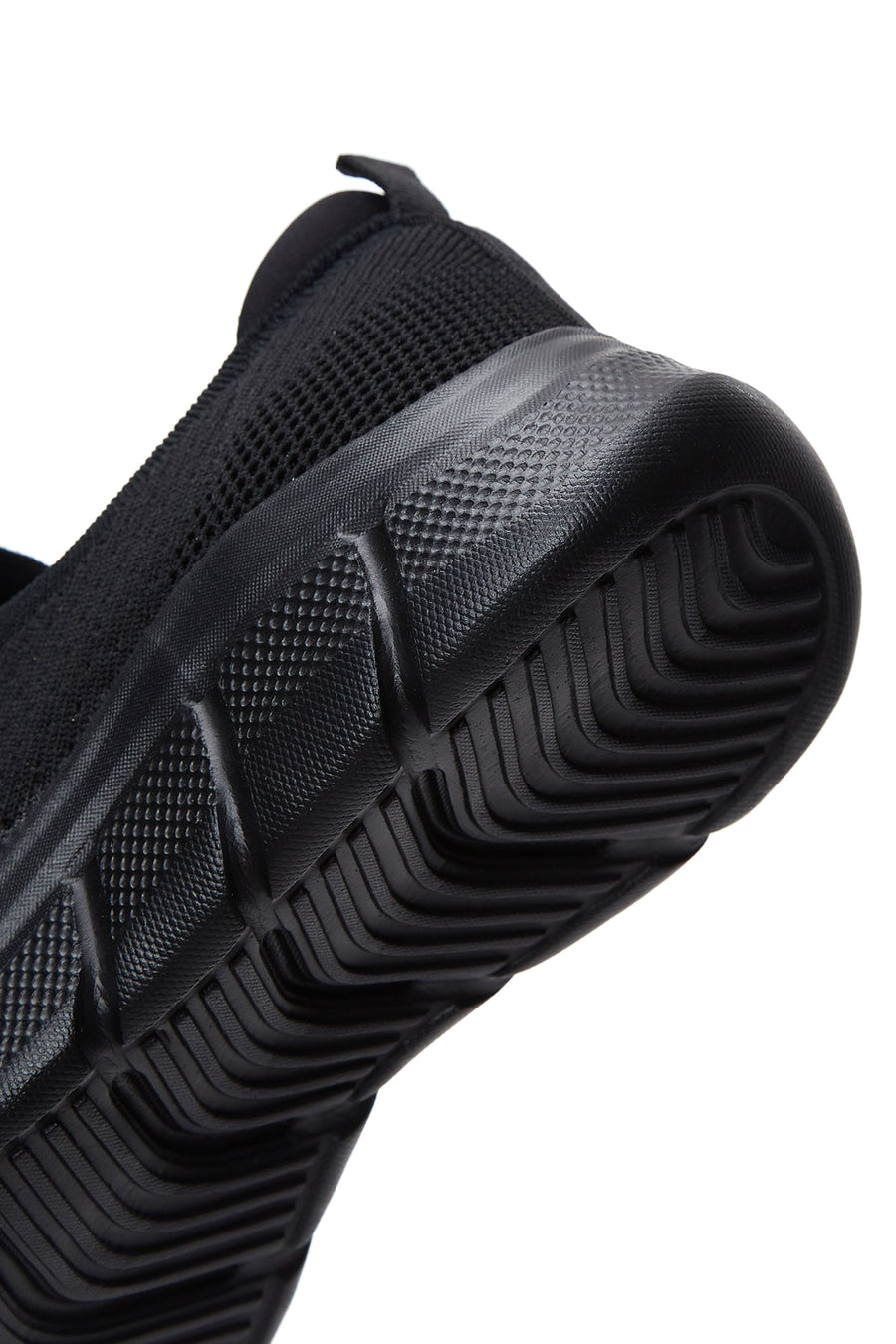 Women's Black Fabric Sneaker