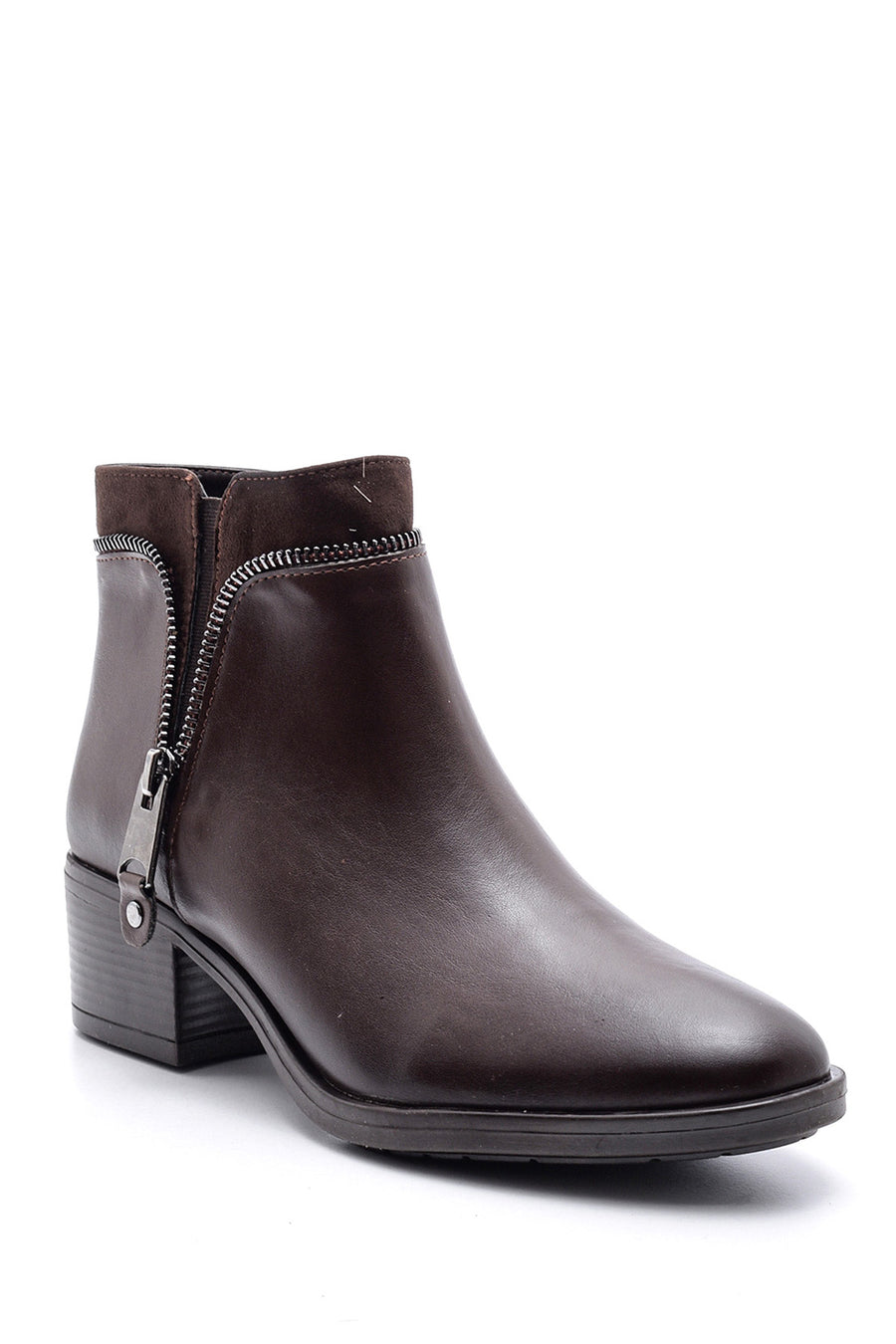 Women's Zipper Detailed Boots