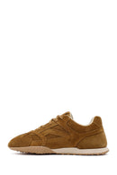 Kadın Camel Bağcıklı Süet Deri Sneaker | Derimod
