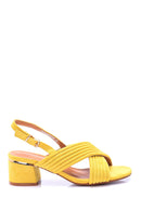 Women's Suede Heeled Shoes | Derimod