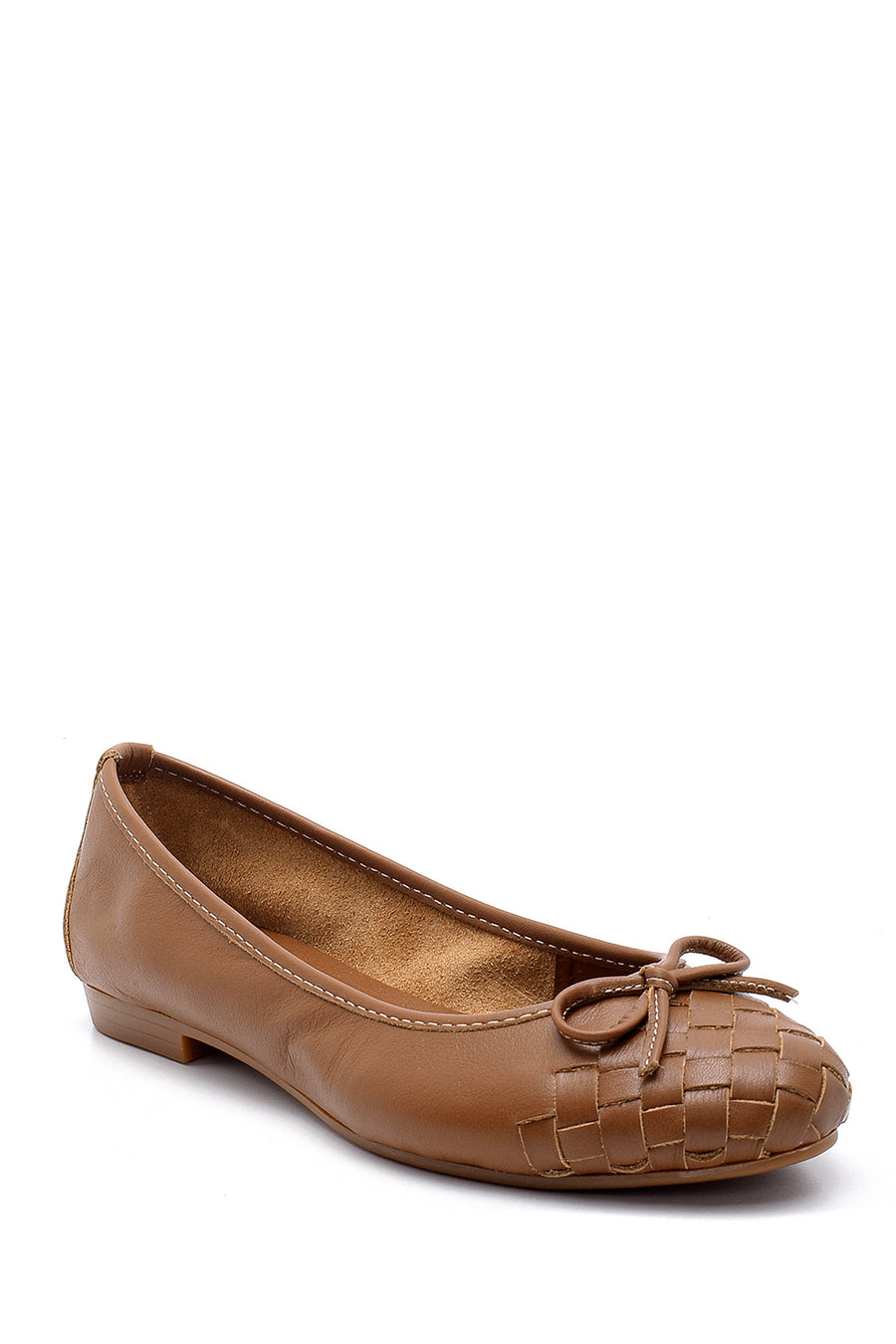 Women's Leather Ballerinas