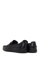 Men's Black Leather Casual Loafer | Derimod