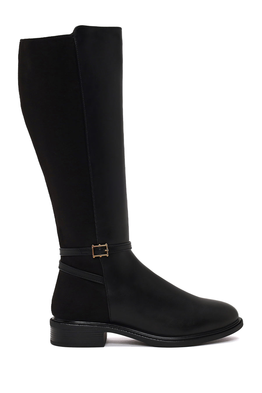 Woman Black Zip Closure Buckle Detailed Boots WF250001SK | Derimod