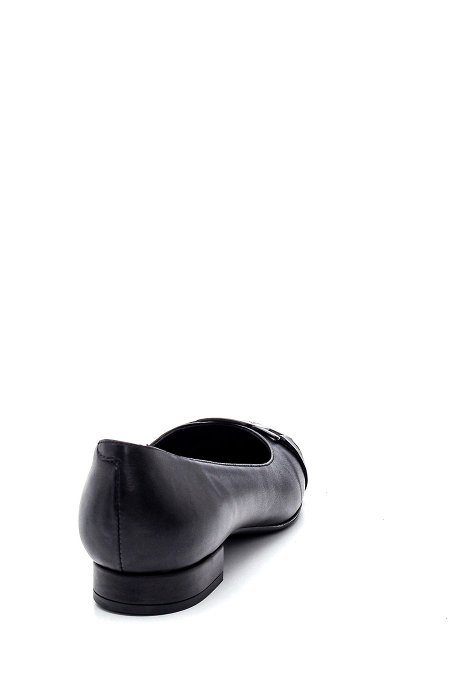 Women's Leather Buckle Ballerinas