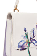 Women's White Long Strap Printed Shoulder Bag | Derimod