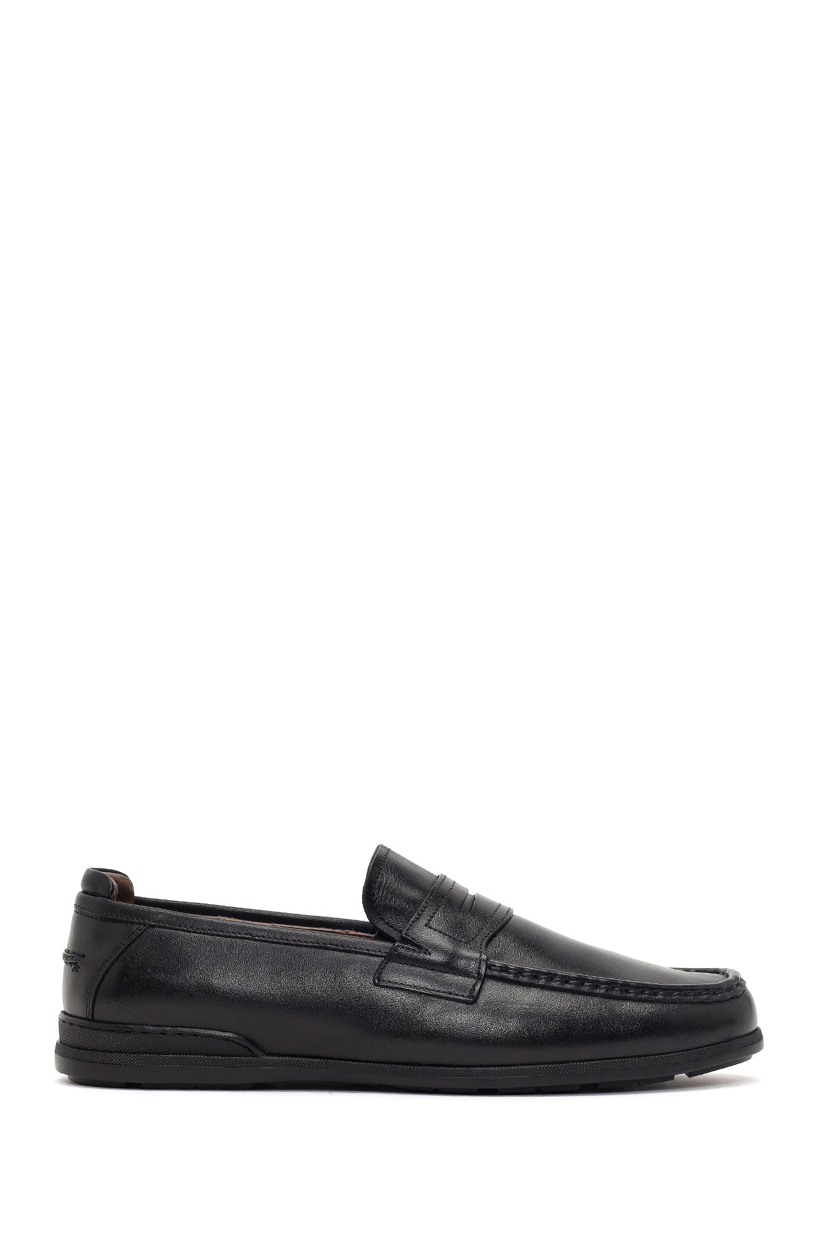 Men's Black Leather Casual Loafer 26SFD602018 | Derimod