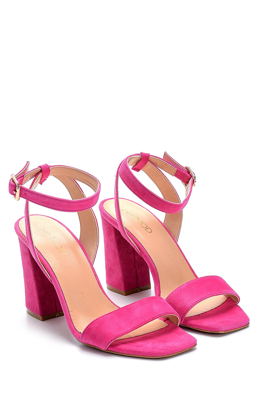 Women's Suede High Heel Sandals