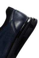 
Men's Navy Thick Sole Lace-Up Leather Casual Shoes
 | Derimod