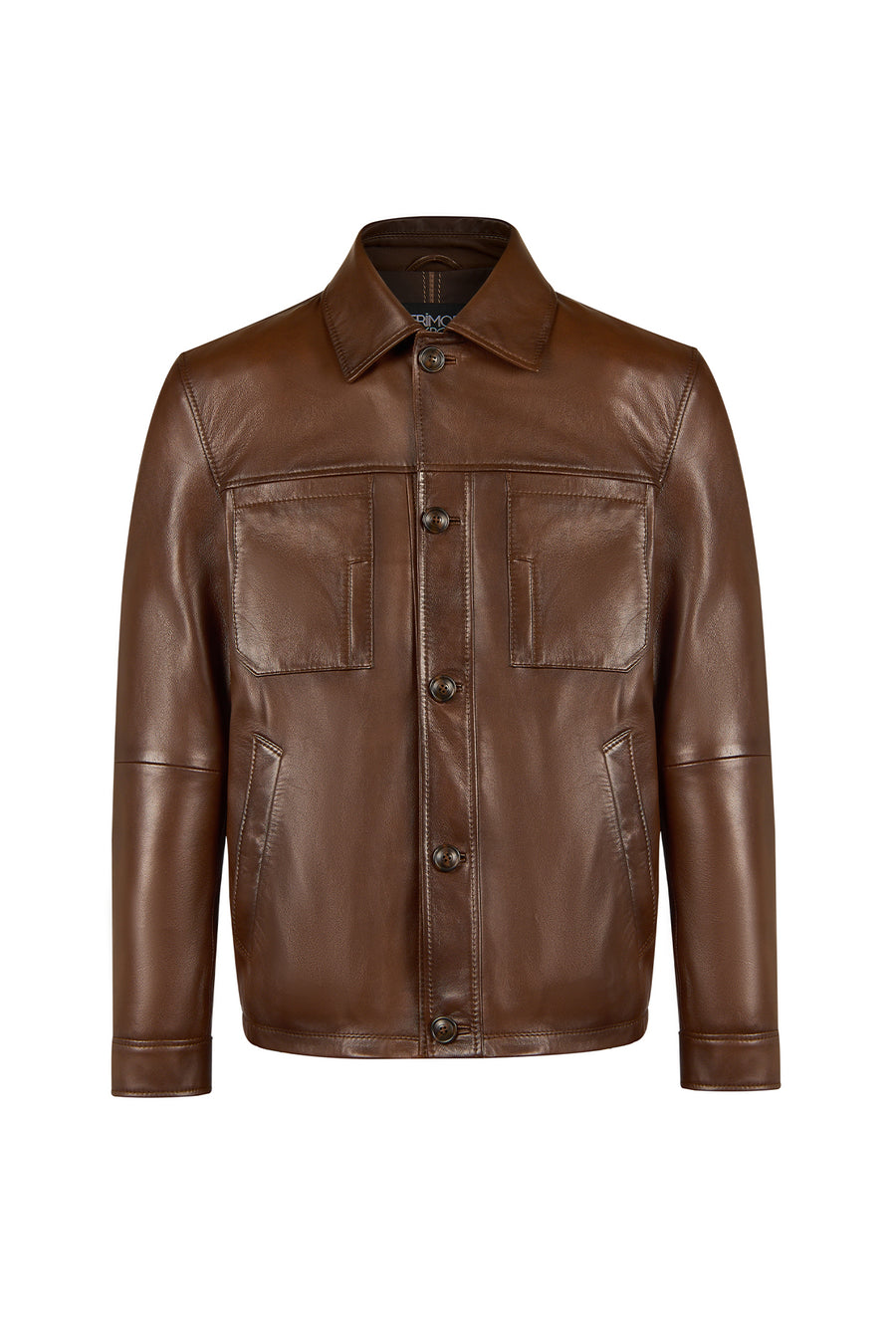 Fabian Male Brown Leather Jacket 26SGE661147 | Derimod