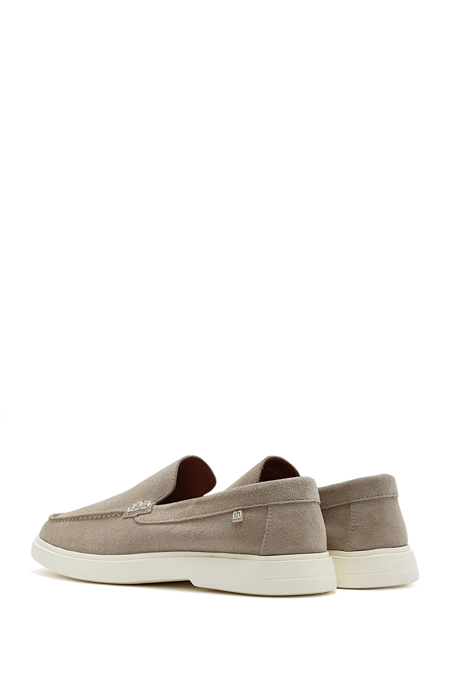 Men's Beige Suede Leather Casual Loafer