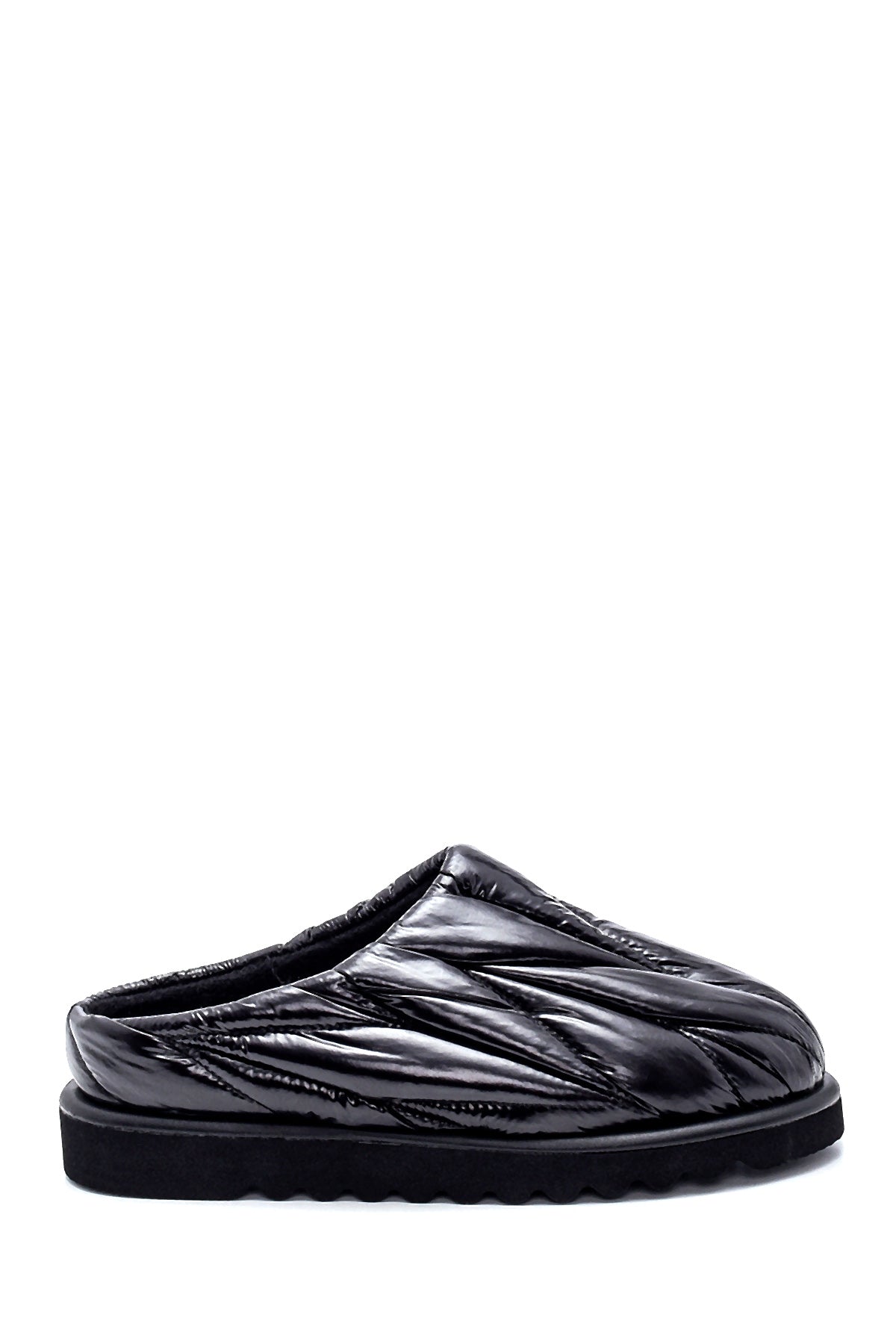 Women's Leather Puffy Slippers 21WFD12006F | Derimod