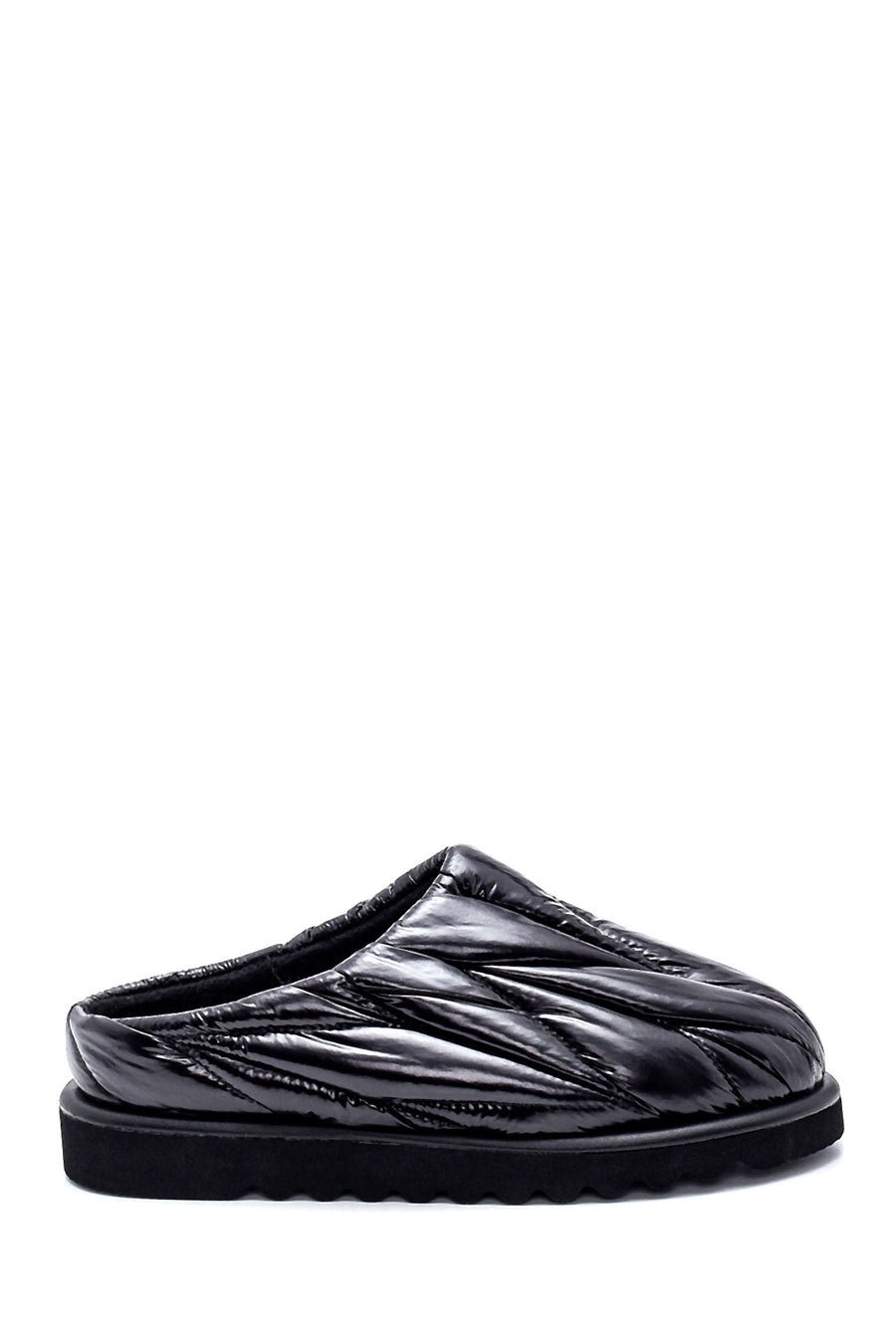 Women's Leather Puffy Slippers 21WFD12006F | Derimod