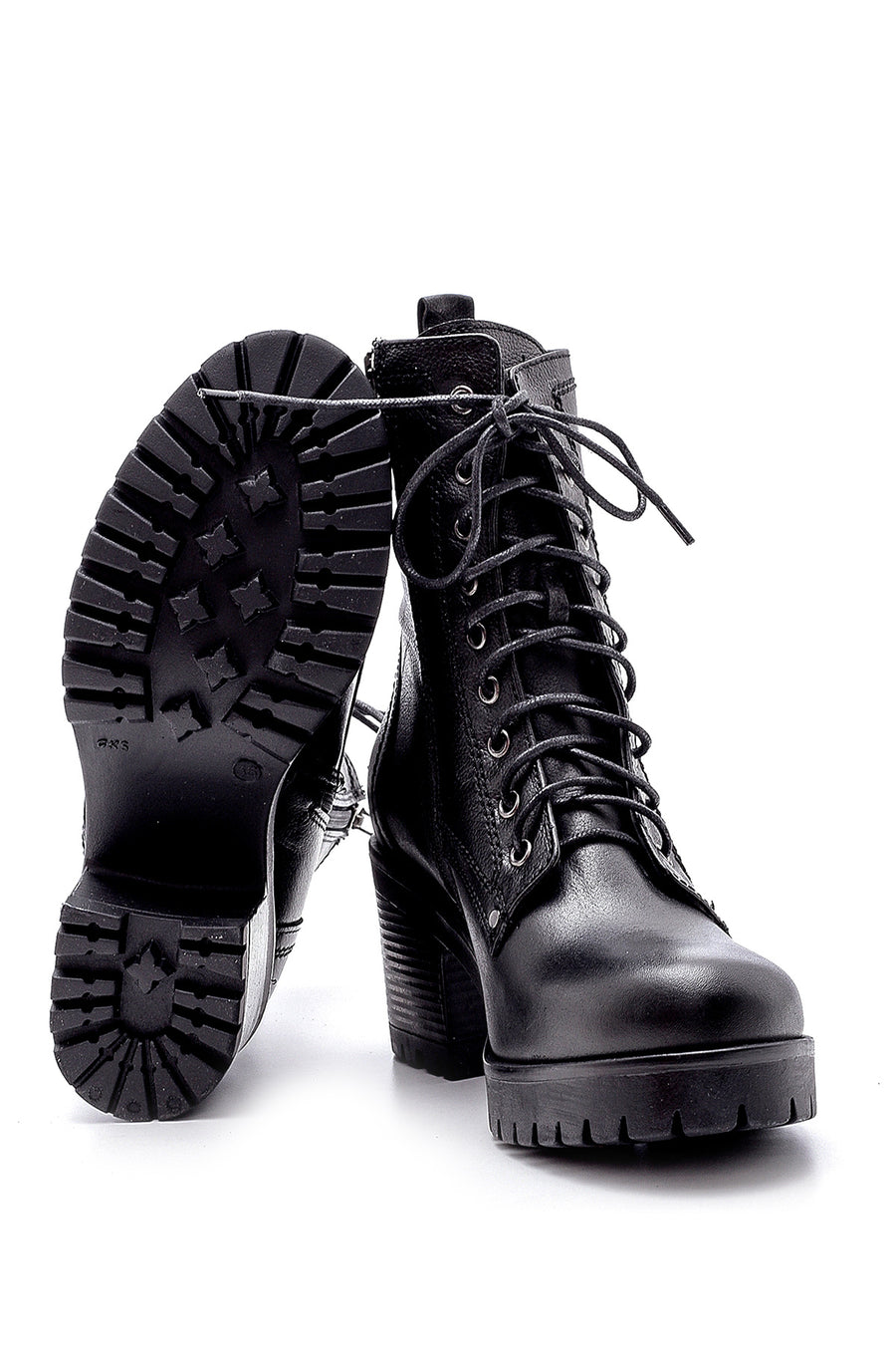 Women's Leather Heeled Boots