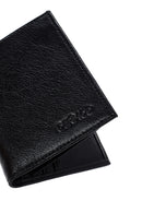 Men's Black Leather Wallet | Derimod