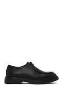 Male Black Lace-up Leather Casual Shoes | Derimod