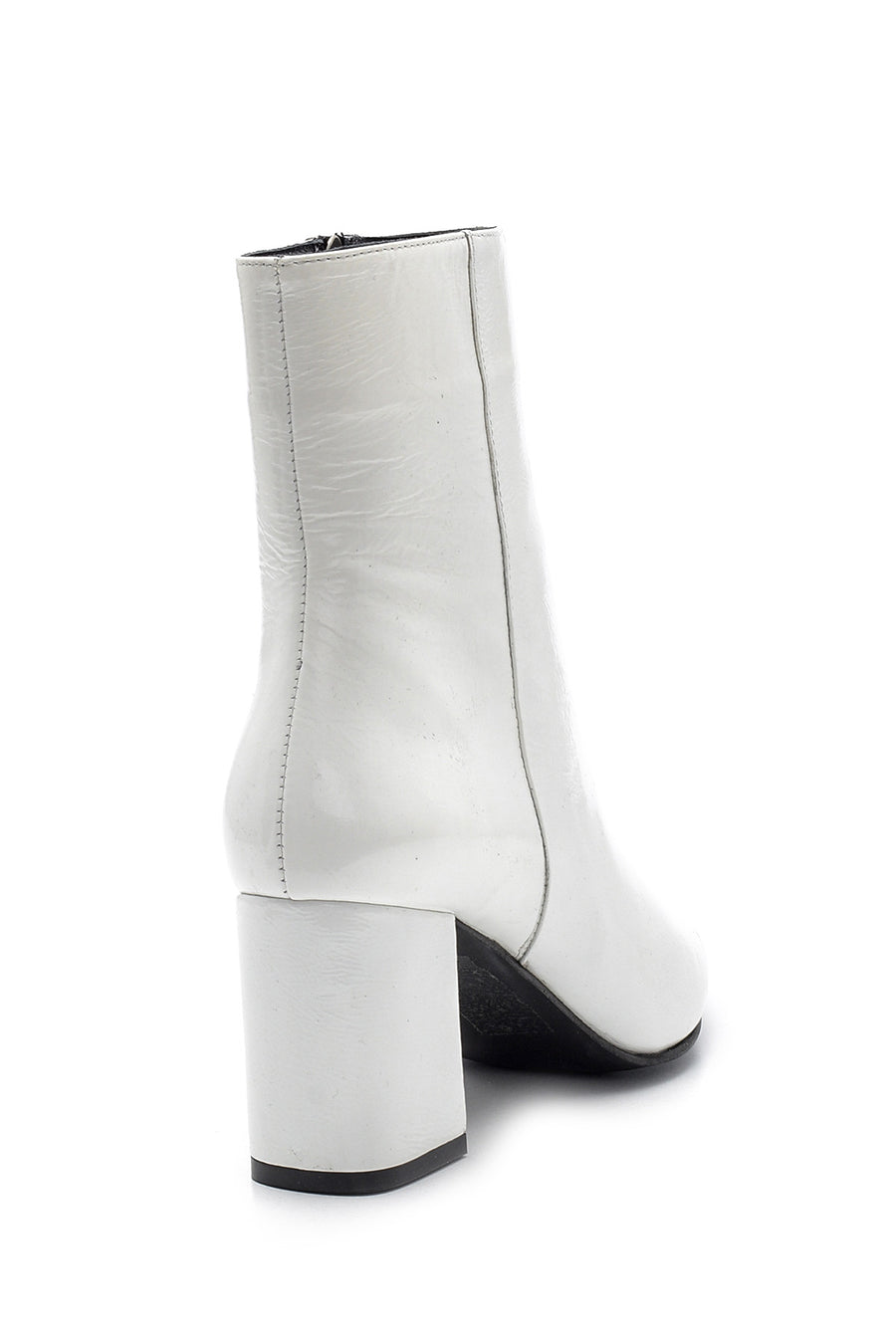 Women's Patent Leather Heeled Boots