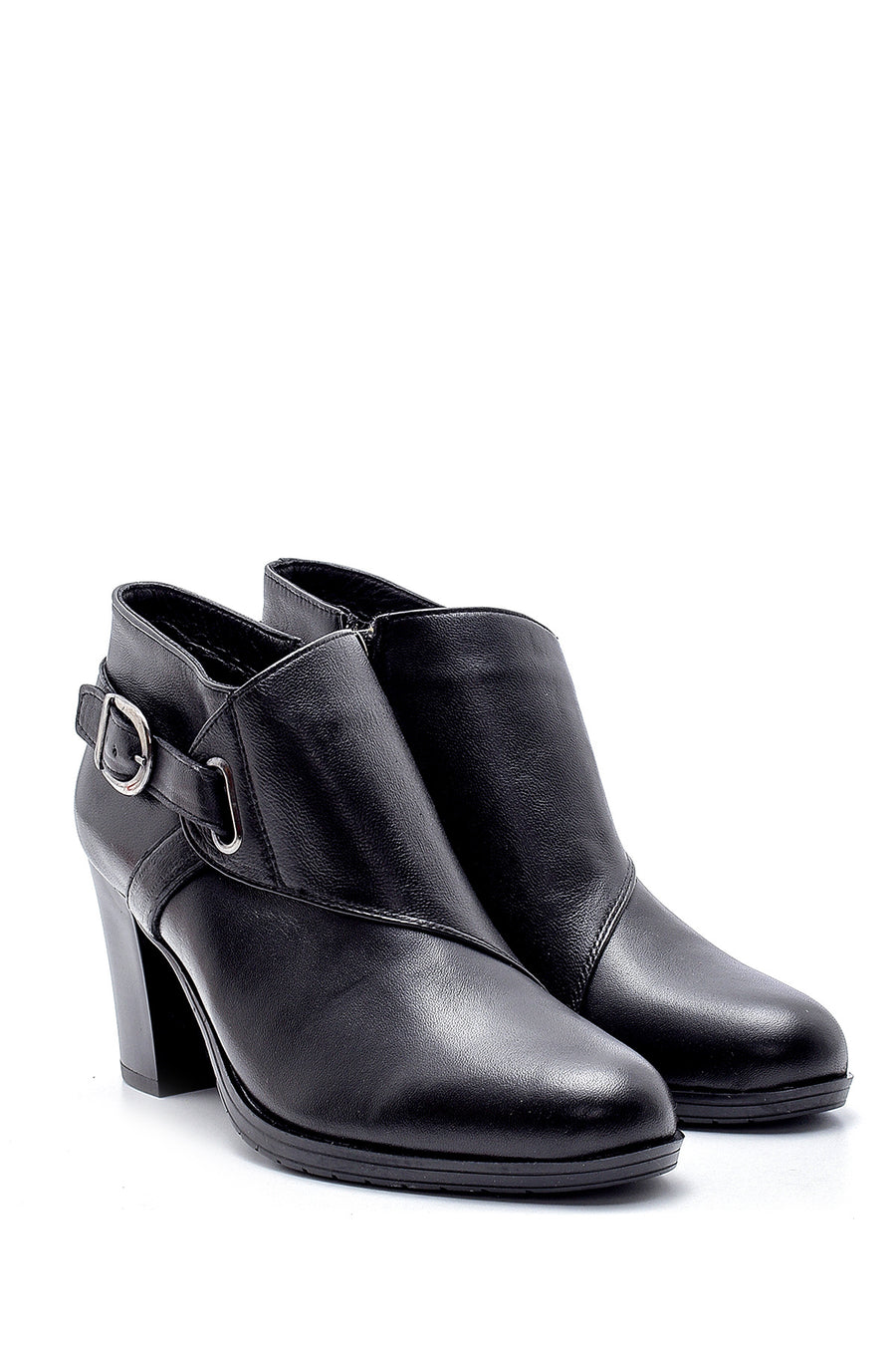Women's Leather Heeled Boots